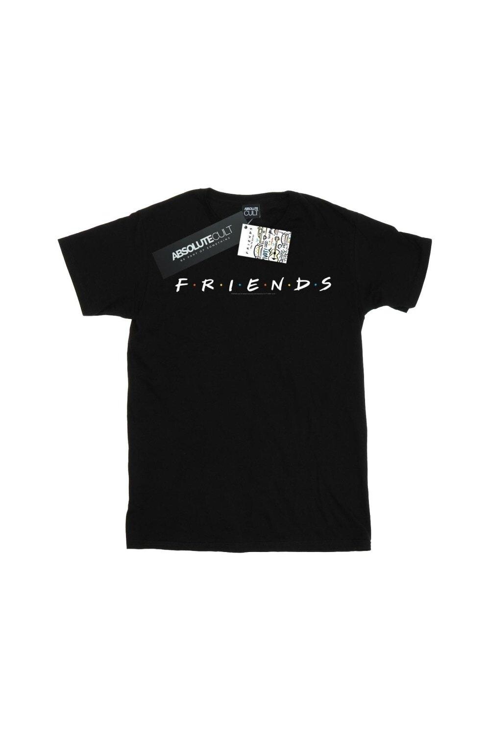 

Футболка с текстовым логотипом Friends, черный