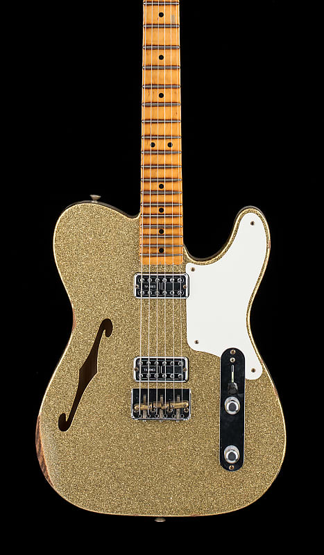 caney oro ligero Электрогитара Fender Custom Shop Limited Edition Caballo Tono Ligero Relic - Aged Gold Sparkle #68175
