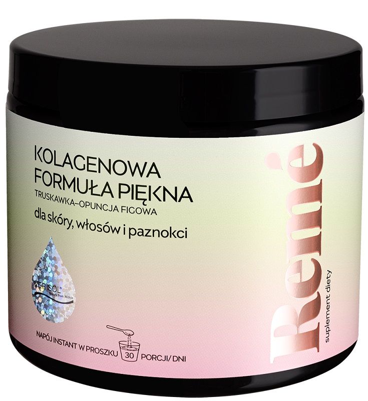 цена Reme Kolagenowa Formuła Piękna Truskawka - Opuncja Figowa Proszek подготовка волос, кожи и ногтей, 150 g