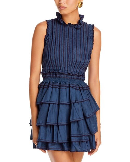 

Мини-платье New York Mable с оборками Sea, цвет Blue