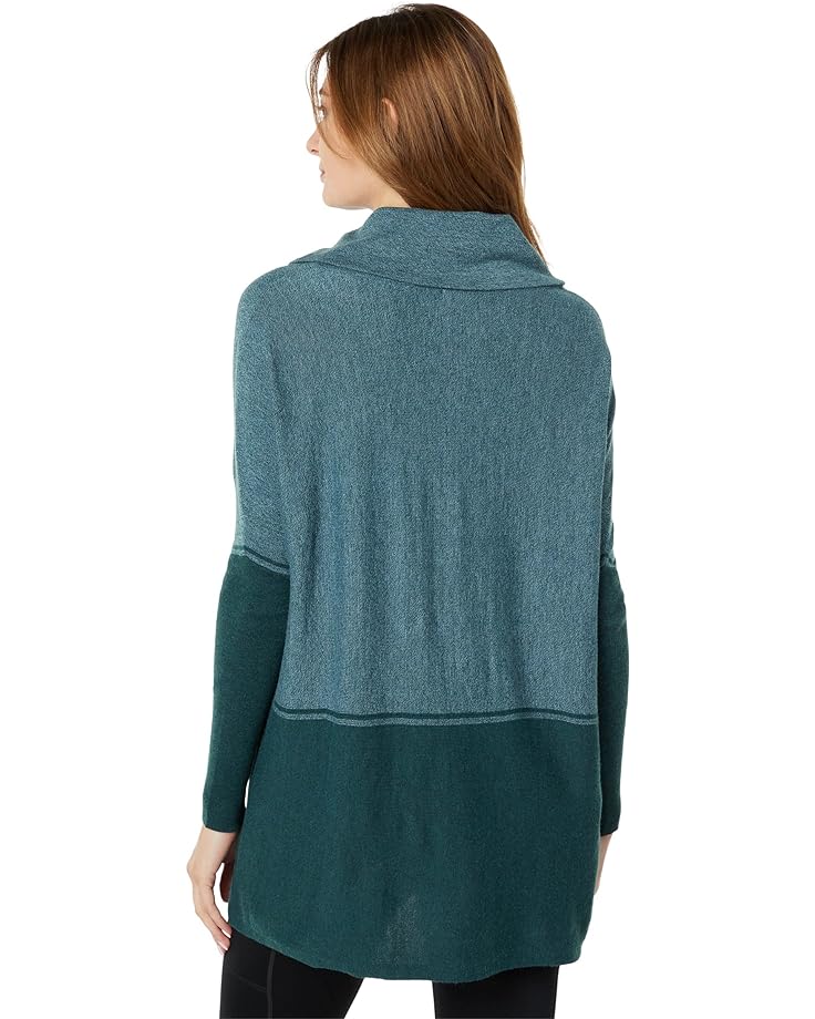 цена Свитер Smartwool Edgewood Poncho Sweater, цвет Mist Blue/Twilight Blue Marl