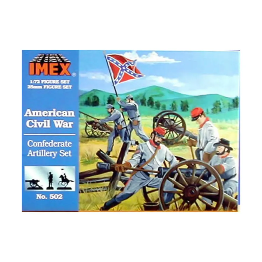 

Артиллерийский комплект Конфедерации, American Civil War Miniatures (1:72) (Imex Model Company)