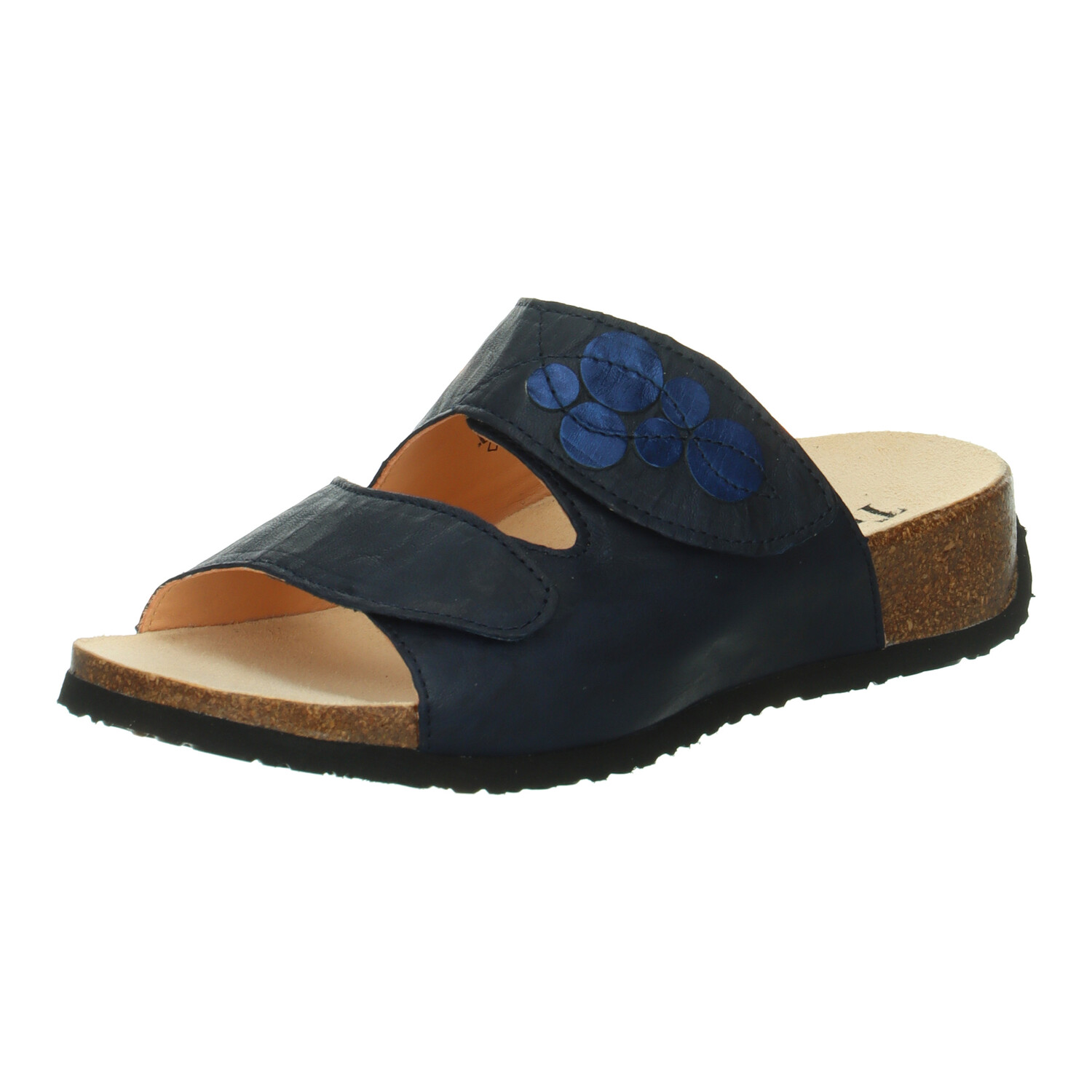 

Мюли Think! Tieffußbett Pantolette MIZZI DAMEN, цвет Navy/Kombi