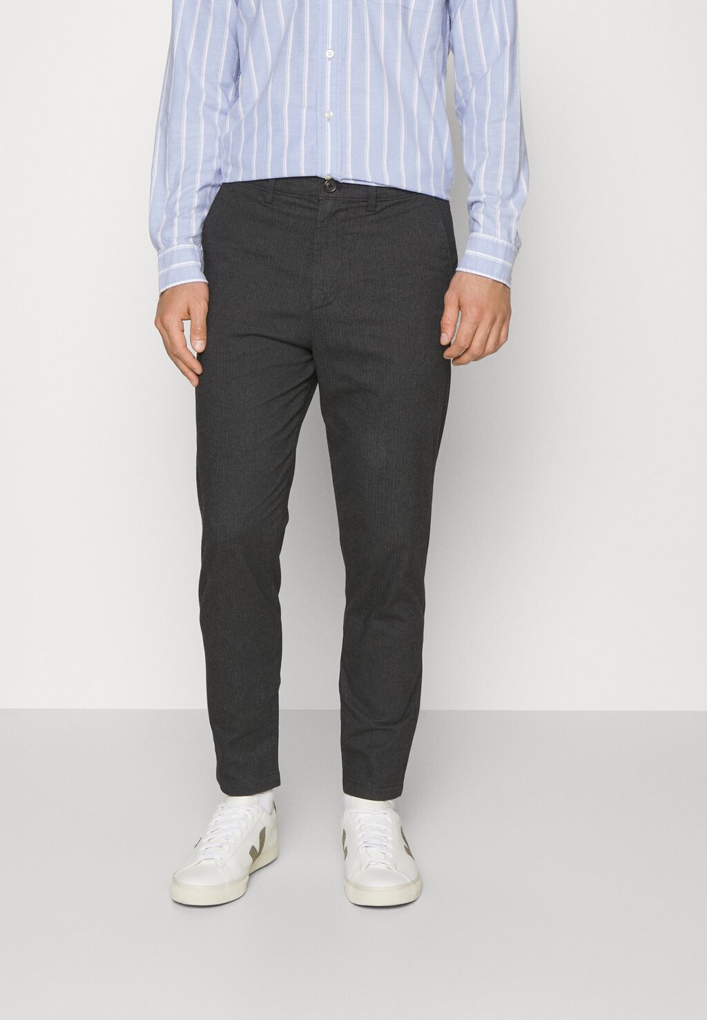 

Брюки Slhslimtape Miles Pants Selected, цвет dark grey