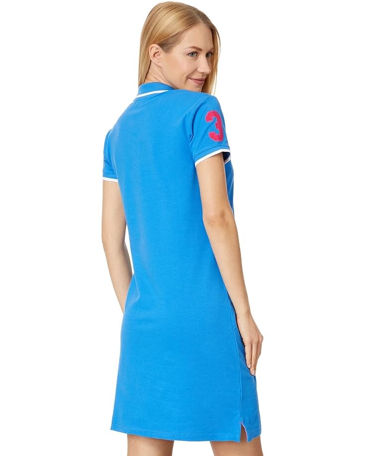 

Платье U.S. POLO ASSN. Triple Crown Polo Dress, цвет Super Sonic Blue