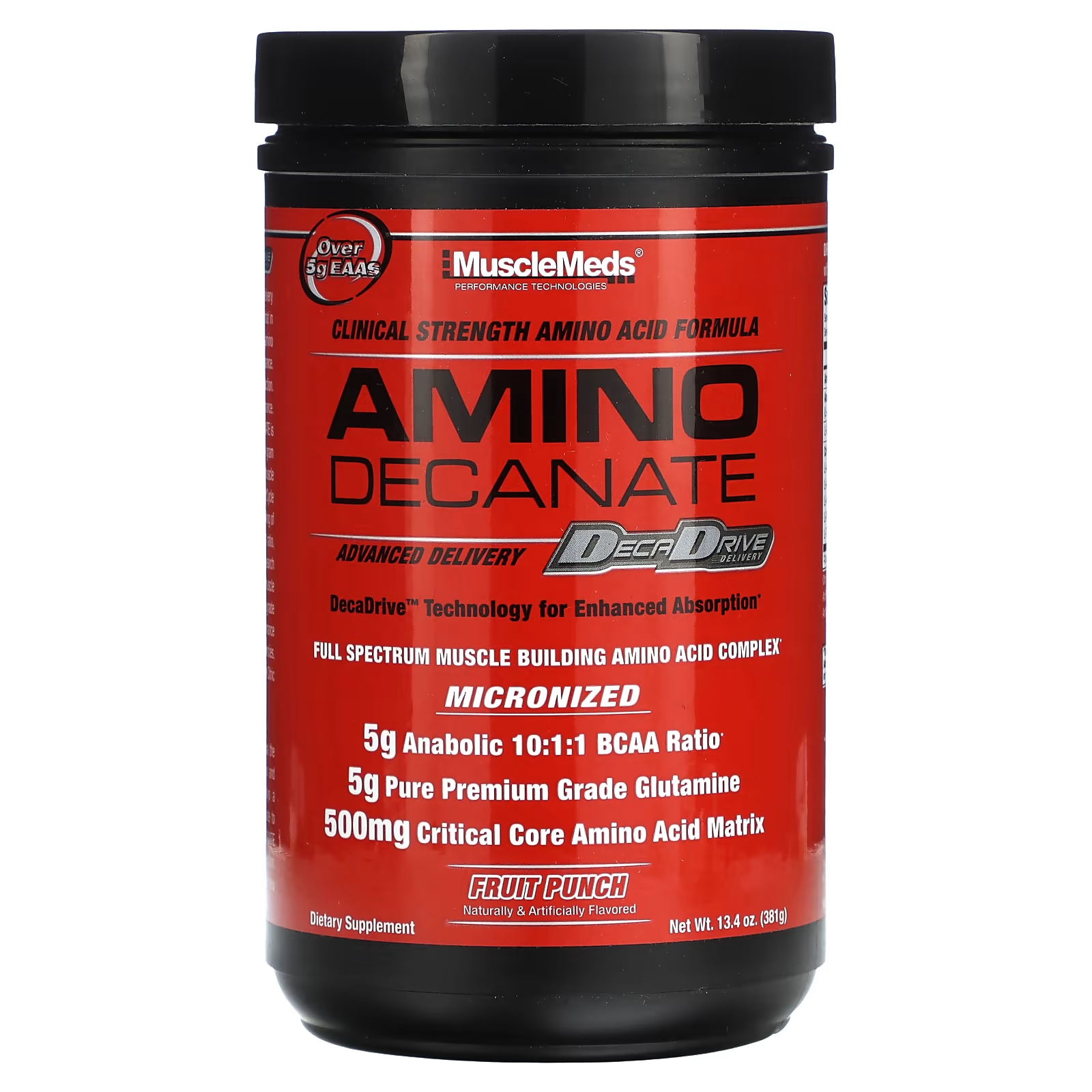 аминокислотный комплекс fuelup amino up 600 mg 240 порций Аминодеканат MuscleMeds, фруктовый пунш