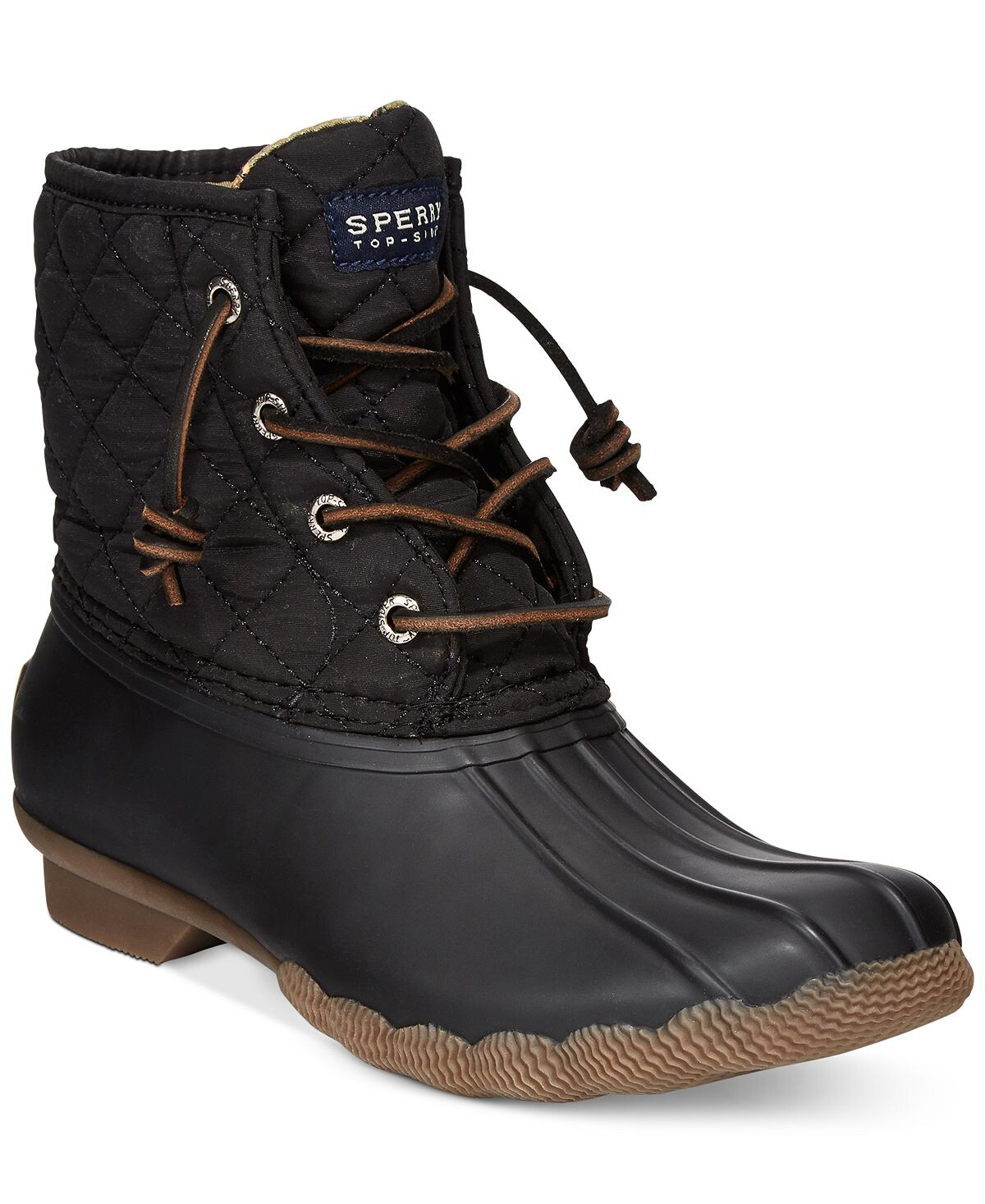 

Женские стеганые ботильоны с уткой для морской воды Sperry, черный