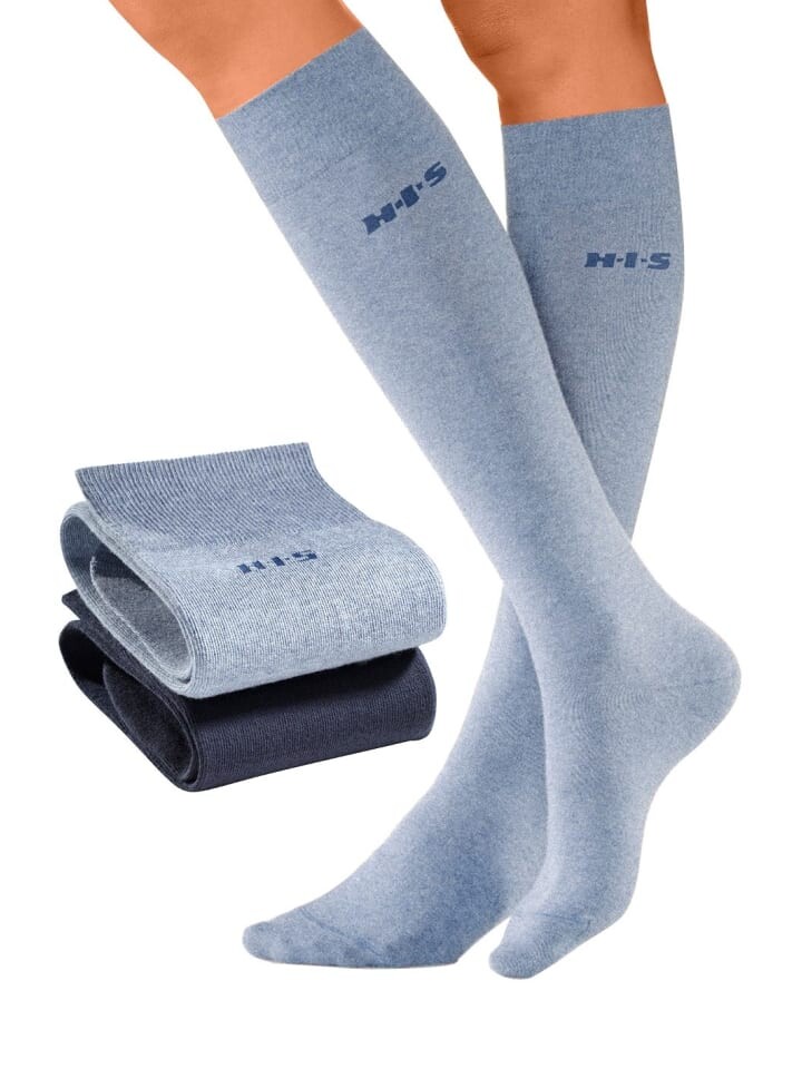 

Носки HIS Kniestrümpfe, цвет marine, jeans
