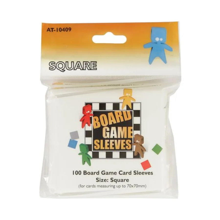 

Рукава для настольных игр — квадратные (10 упаковок по 100 шт.), Board Game Sleeves (Arcane Tinmen)