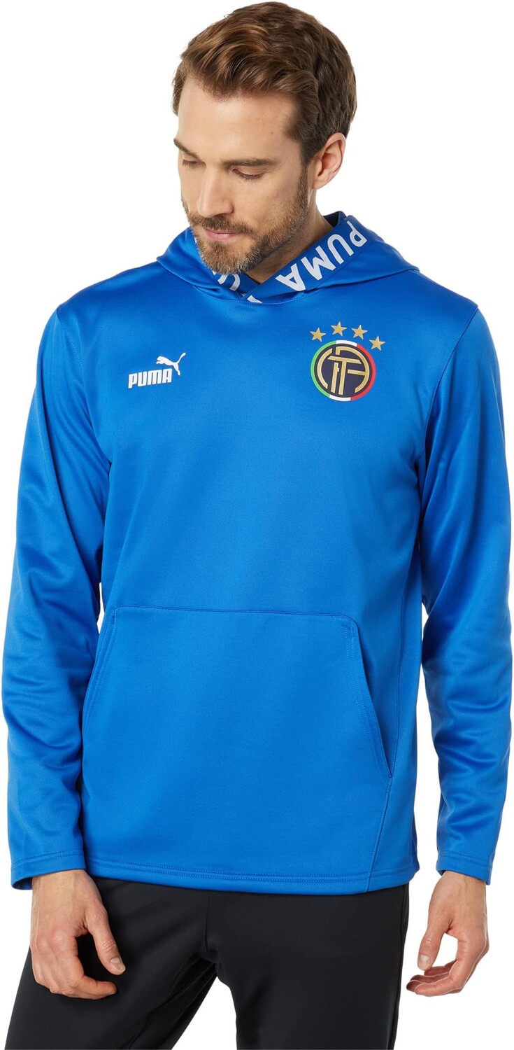 

Флисовая толстовка FTBL Core Италия PUMA, цвет Team Power Blue/Puma White