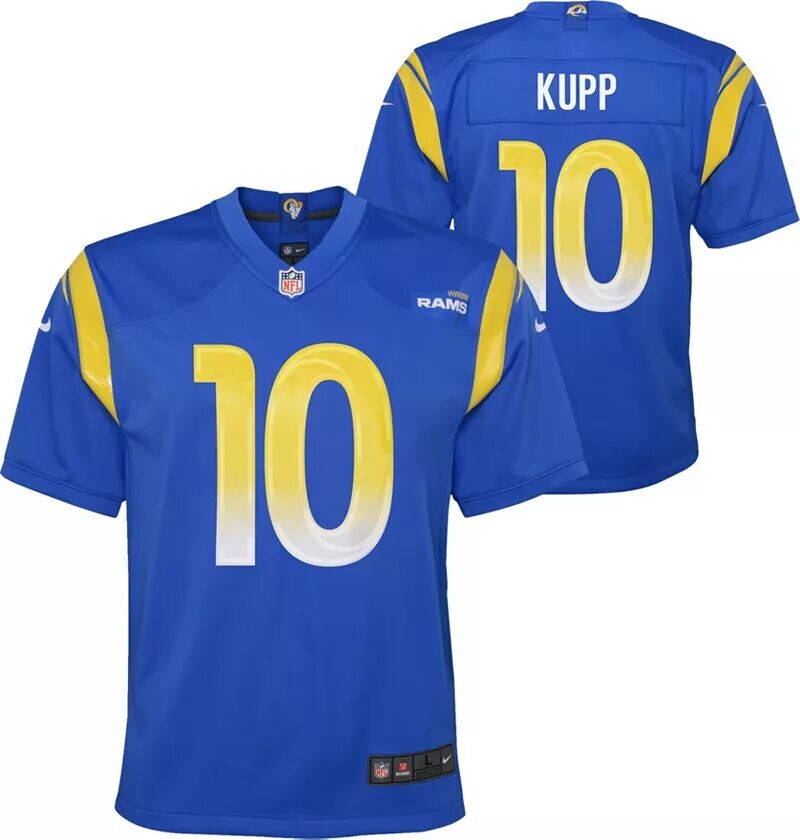 

Майка Nike Youth Los Angeles Rams Cooper Kupp № 10 Royal Game