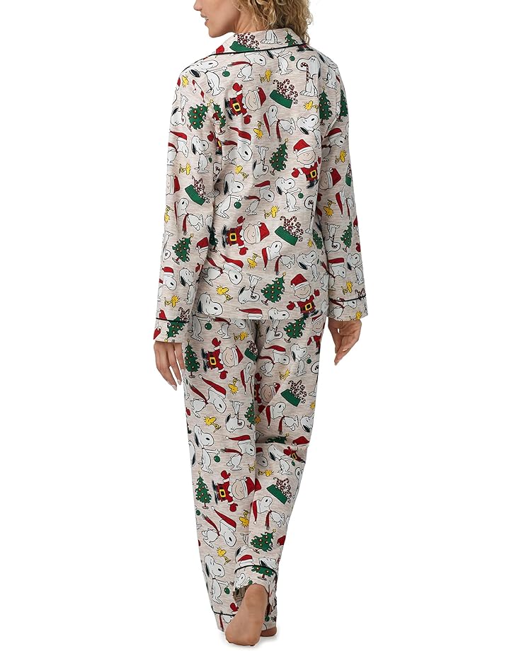 цена Пижамный комплект Bedhead PJs Long Sleeve Classic PJ Set, цвет Merry Christmas Charlie Brown