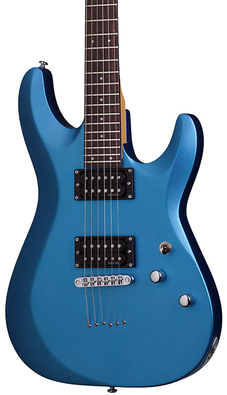 

Электрогитара Schecter C-6 Deluxe Electric Guitar in Satin Metallic Light Blue
