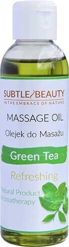 

Тонкая красота, Натуральное расслабляющее массажное масло Зеленый чай, Subtle Beauty