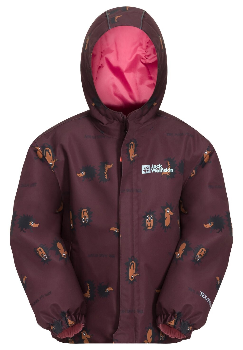

Куртка зимняя GLEELY 2L INS PRINT K Jack Wolfskin, цвет boysenberry