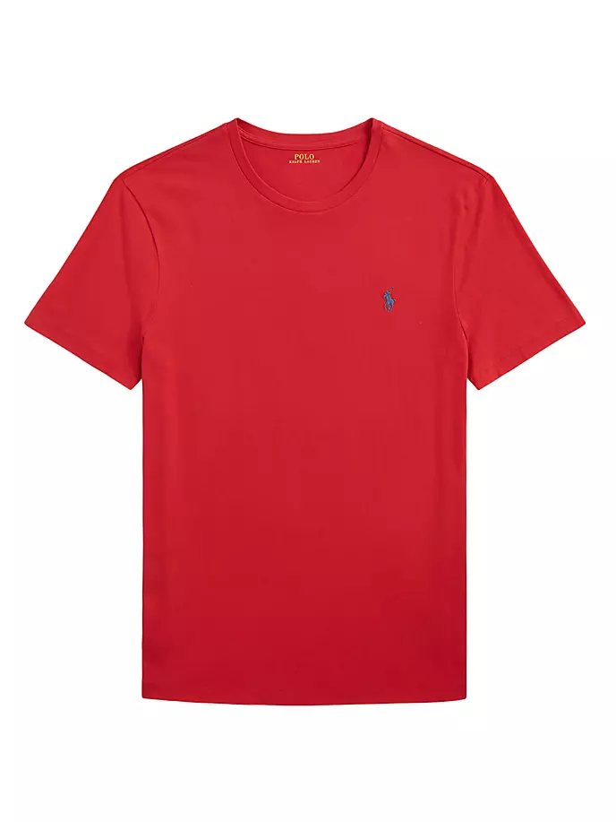 

Футболка из джерси с короткими рукавами Polo Ralph Lauren, красный