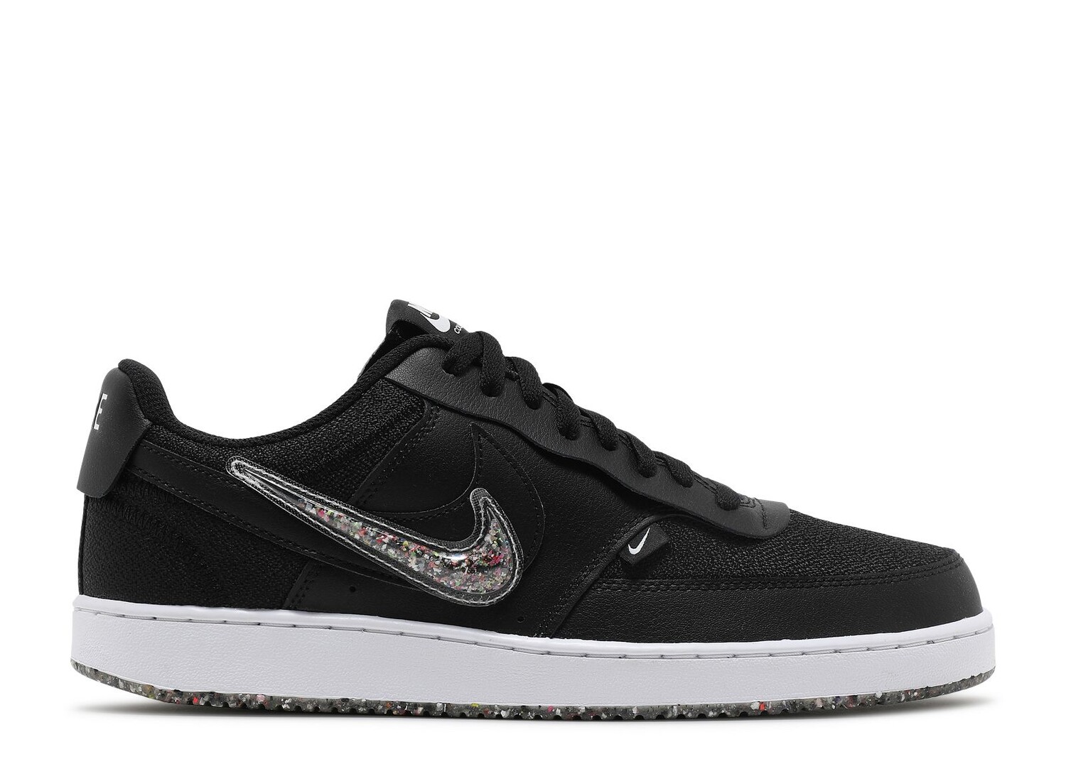 

Кроссовки Nike Court Vision Low Premium 'Black Clear', черный