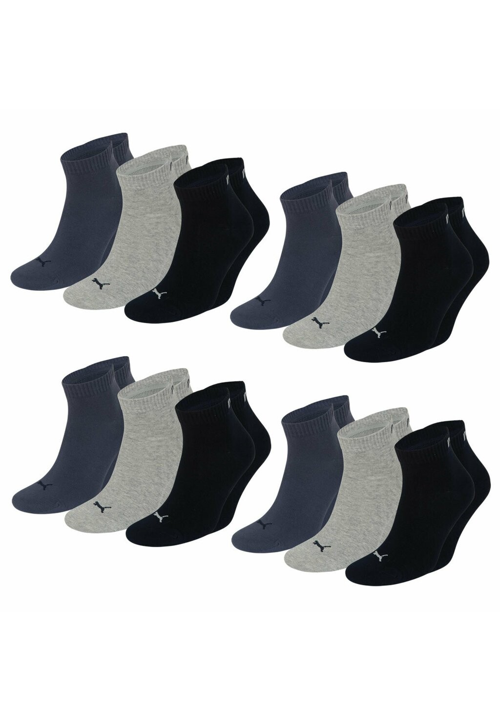 

Носки 12 PACK Puma, цвет blau /grau
