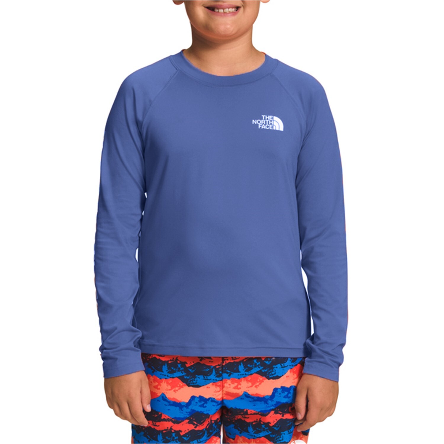 

Топ The North Face Amphibious Long-Sleeve Sun, цвет TNF Blue Heather