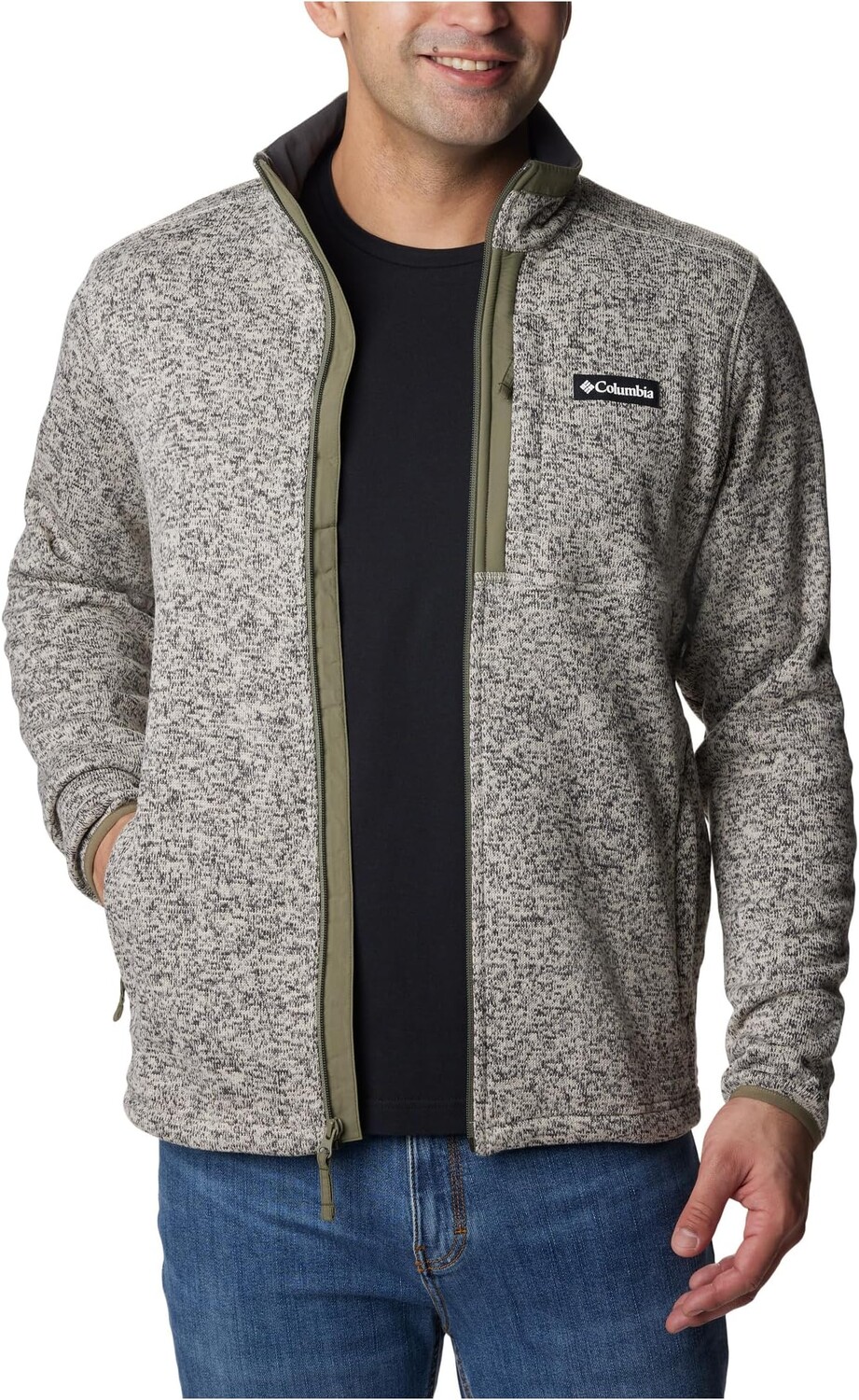 

Куртка Sweater Weather Full Zip Columbia, цвет Dark Stone Heather