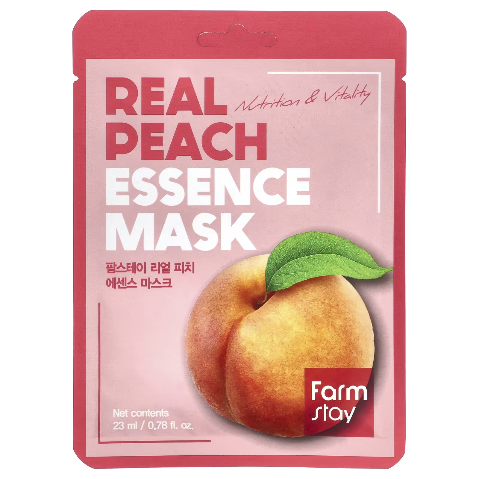 Маска Farmstay Real Peach Essence, 23 мл цена и фото