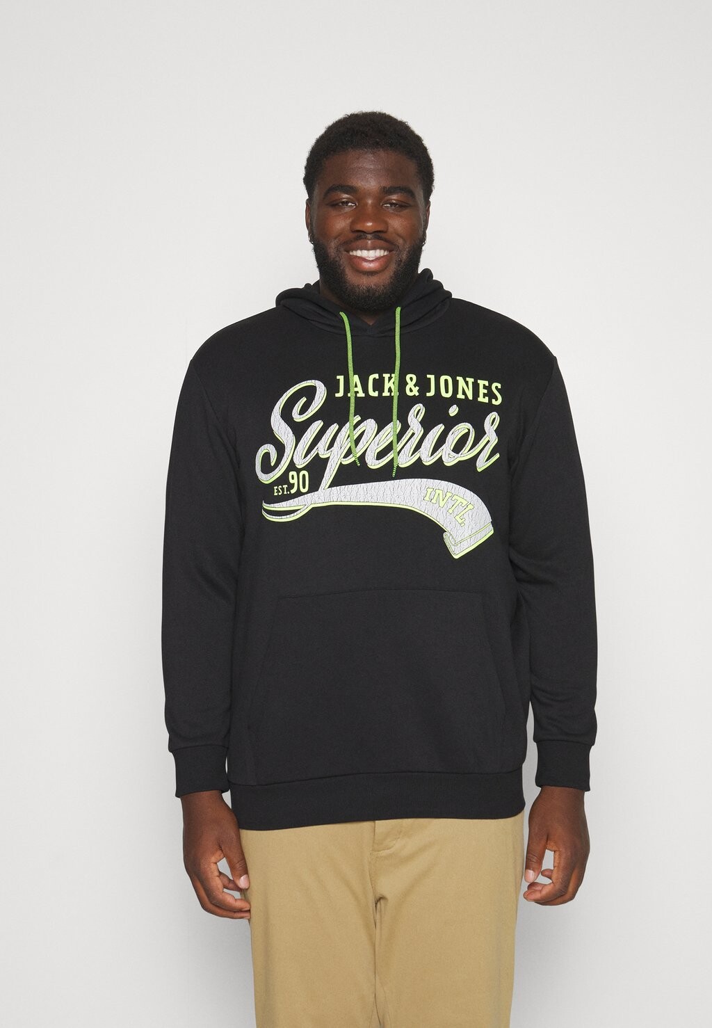 

Толстовка JJEMETT HOOD Jack & Jones, черный