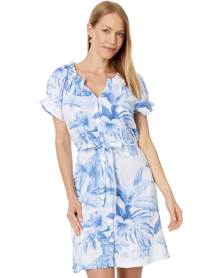 Платье Tommy Bahama Daybreak Hibiscus Short, цвет Blue Vault