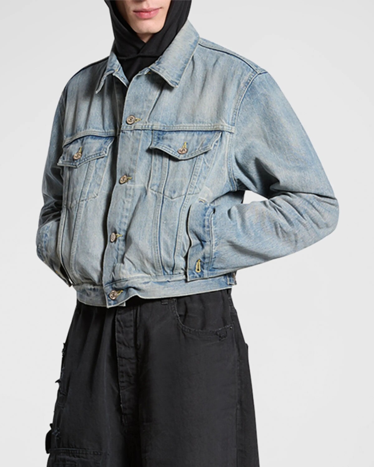 

Куртка маленького размера Balenciaga, цвет 6379 Outback Blue