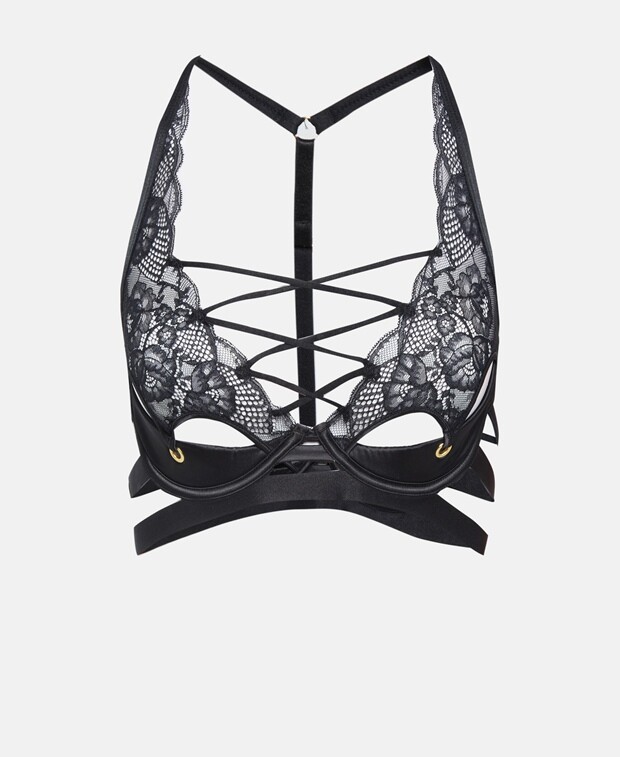 

Бюстгальтер на косточках, чашка BE Hunkemöller, цвет Caviar Black