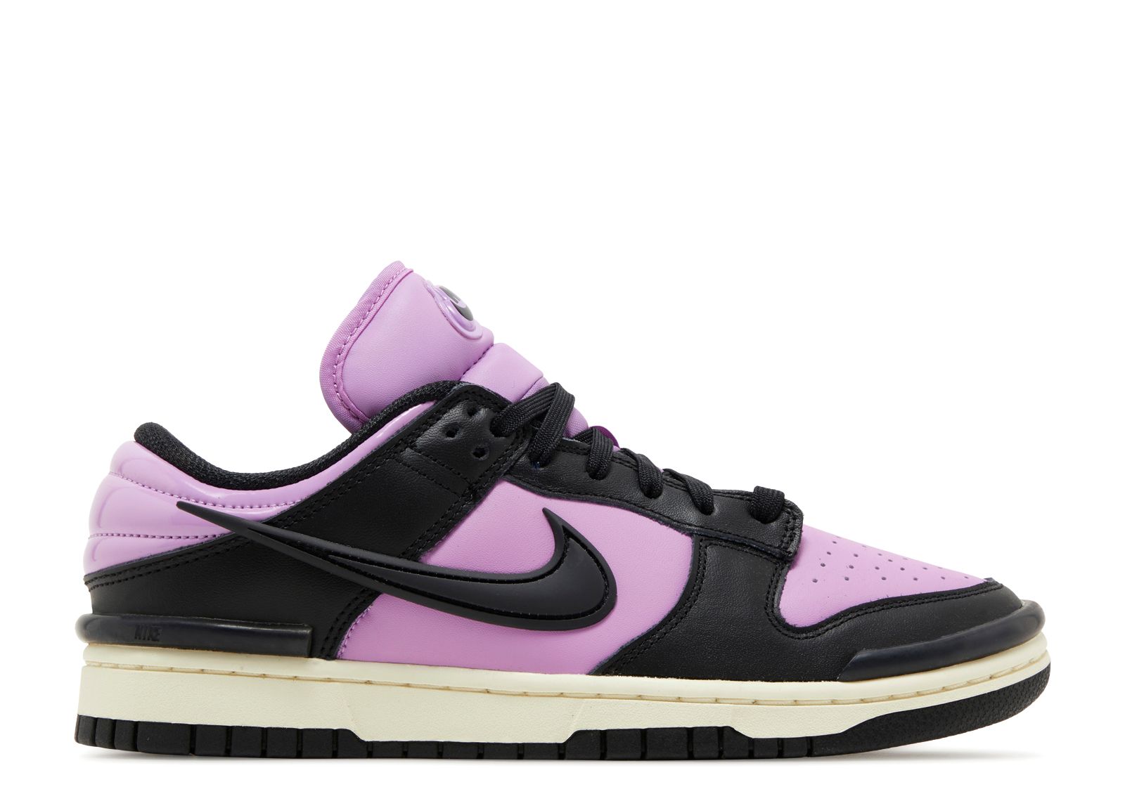 Кроссовки Nike Wmns Dunk Low Twist 'Black Rush Fuchsia', розовый цена и фото