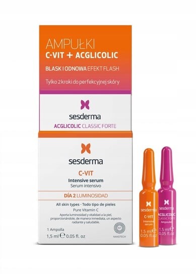 

Сыворотка Flash Effect Acglicolic C-Vit 12% Sesderma