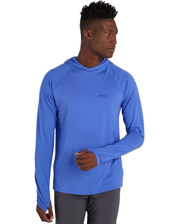 

Рубашка Marmot Marmot Windridge Hoody Performance Shirt, синий