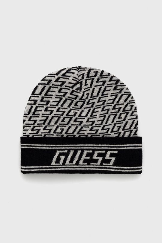 

Шапка из смесовой шерсти Guess, серый