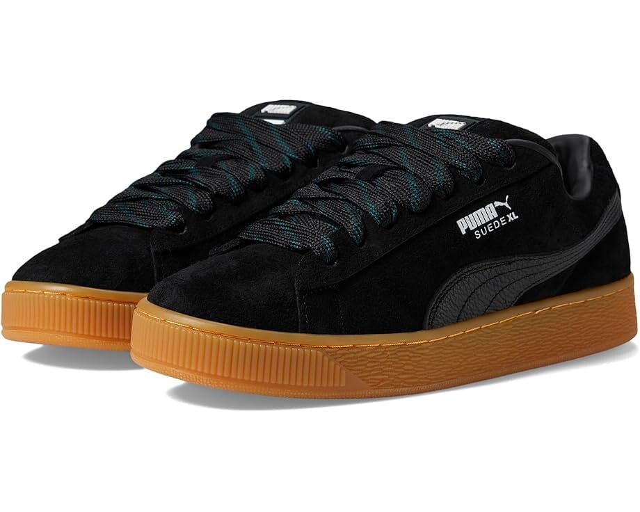 

Кроссовки PUMA Suede Xl Flecked, цвет Puma Black/Ponderosa Pine/Gum