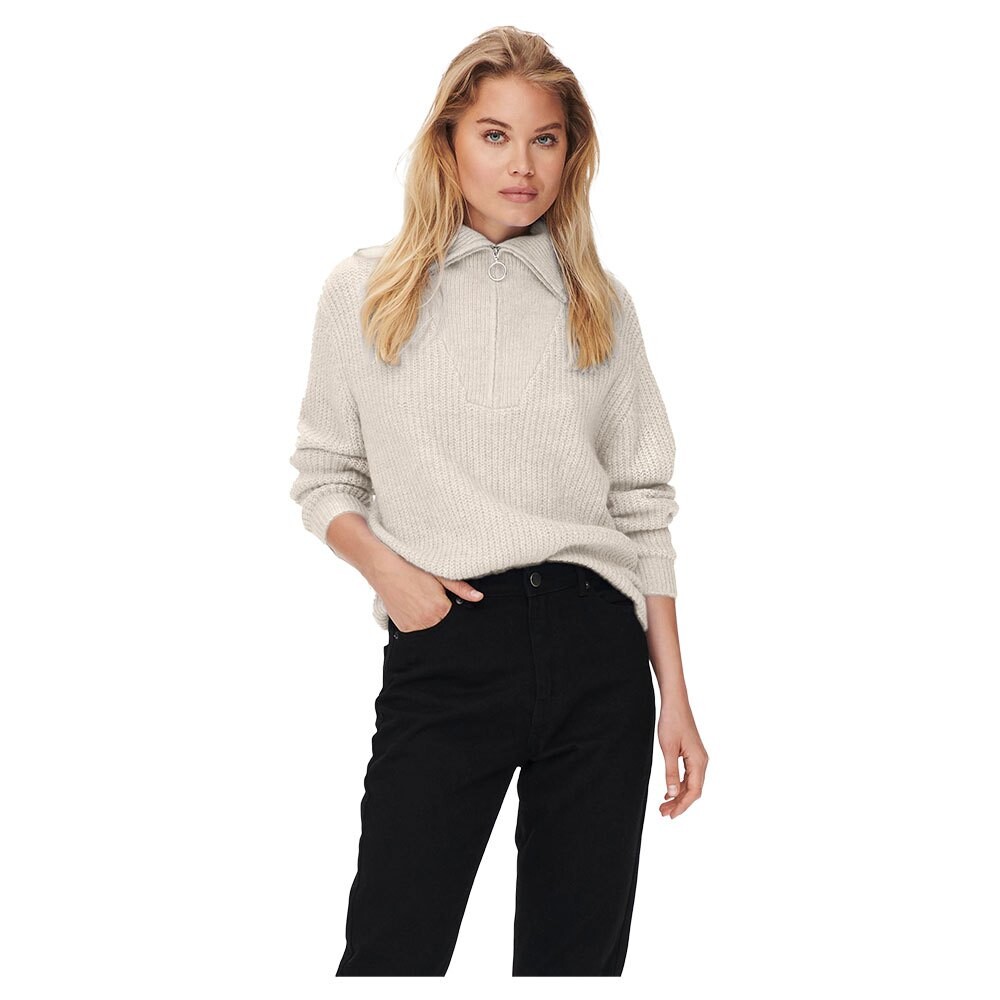 

Свитер Only Baker Half Zip, бежевый