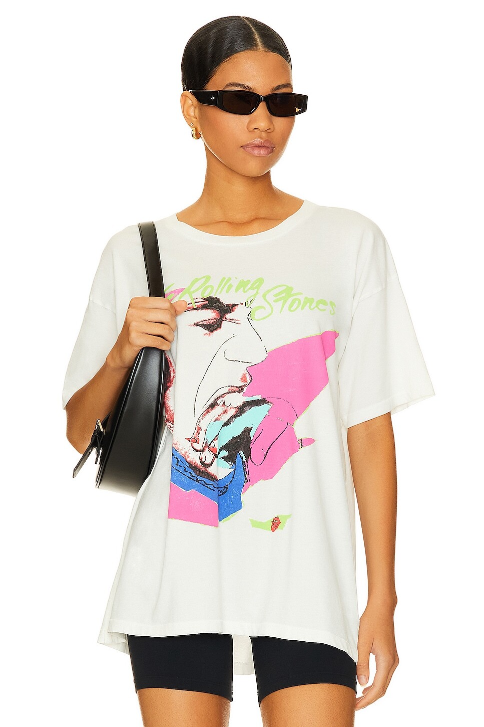 

Футболка DAYDREAMER Rolling Stones Love You Live '77 Merch, цвет Vintage White