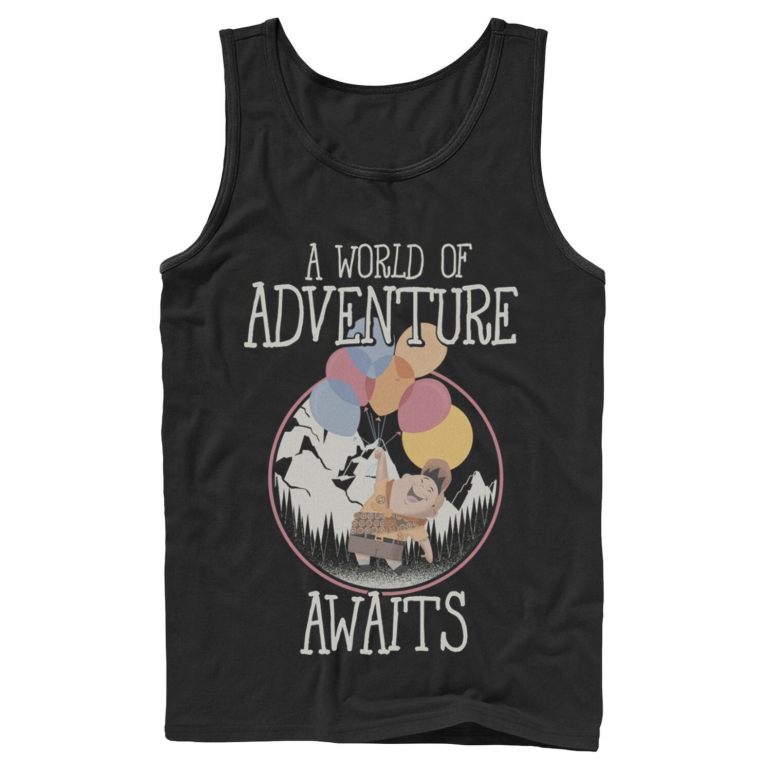 

Мужская майка Disney/Pixar Up Russel Adventure Awaits Disney / Pixar