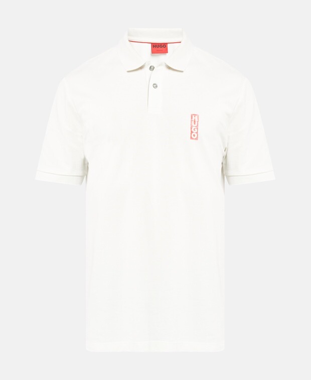 

Рубашка поло Hugo, цвет Wool White