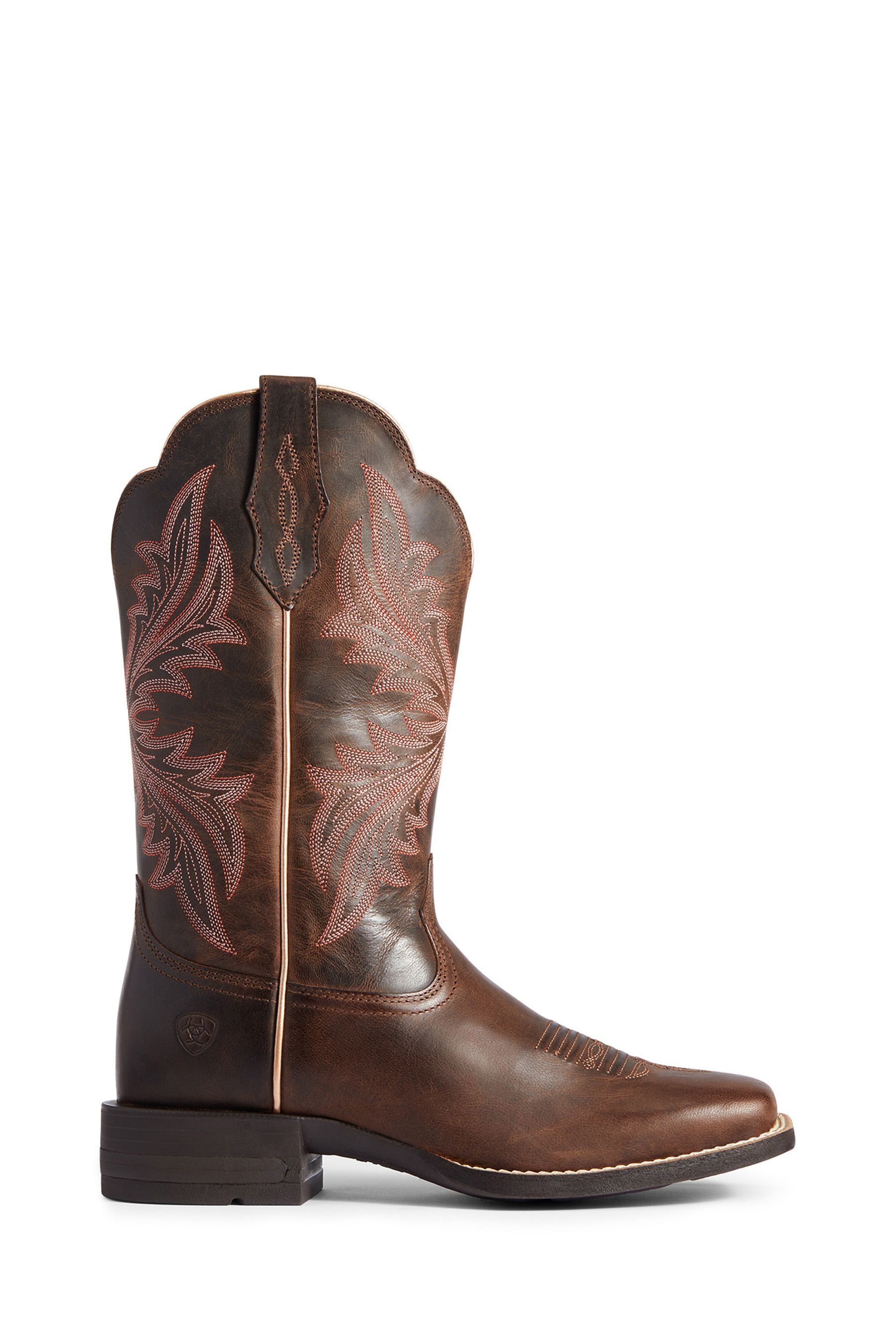Коричневые ковбойские ботинки West Bound Ariat, коричневый