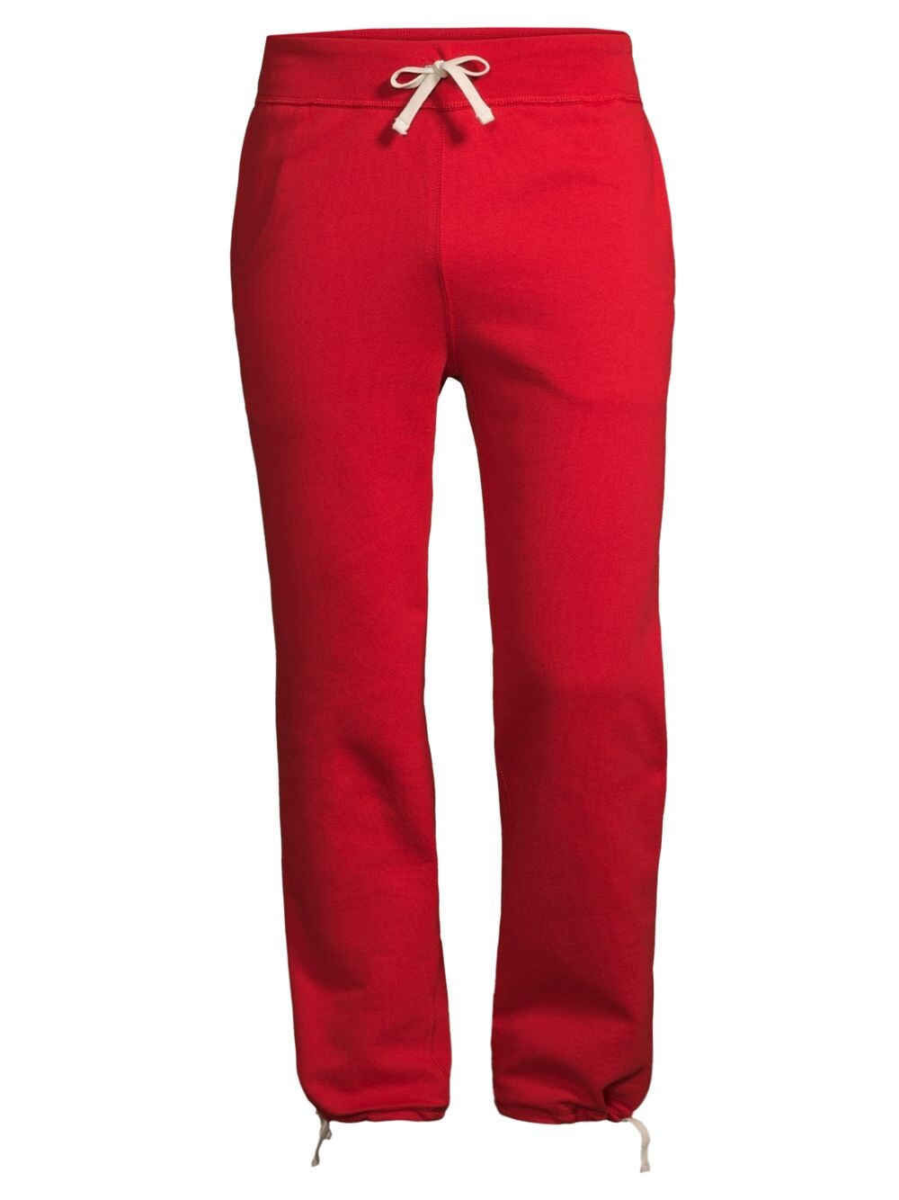 

Флисовые спортивные штаны с кулиской на манжетах Polo Ralph Lauren, красный
