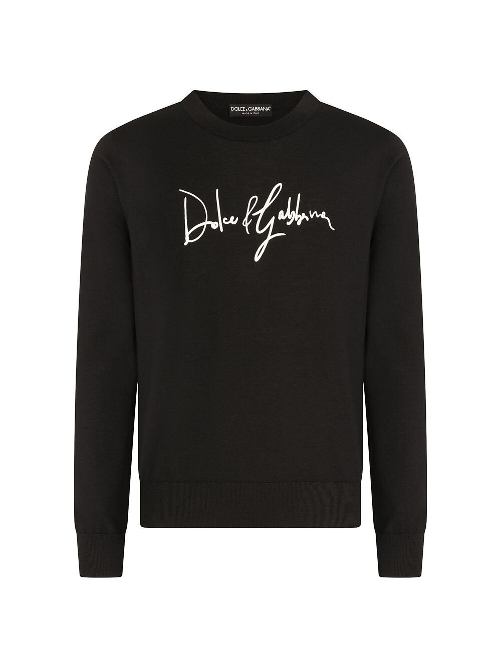 

Свитер с вышитым логотипом DOLCE&GABBANA, неро, Черный