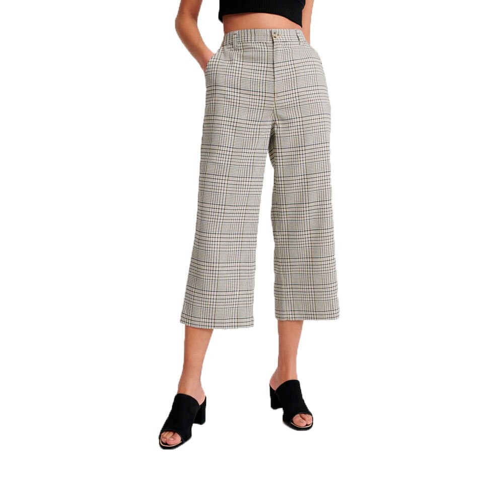 

Брюки Superdry Summer House Wide Leg, бежевый