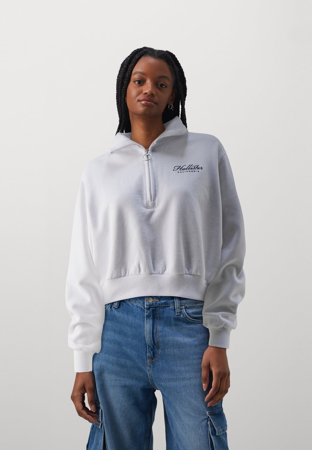 

Толстовка Mini Logo Hollister Co., цвет bright white
