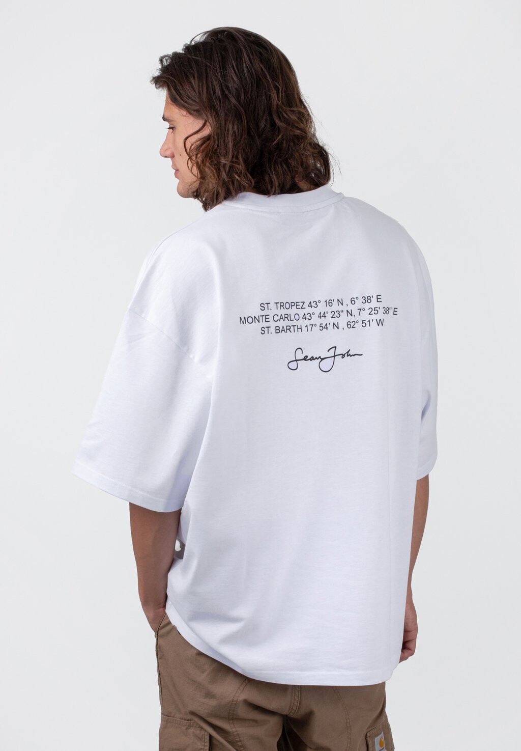 

Футболка с принтом Old English Logo Yacht Club Tee Sean John, белый