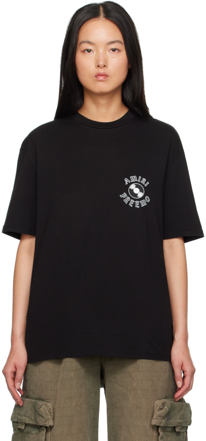 

Черная футболка AMIRI DJ Premier Edition Premier Record, Черный
