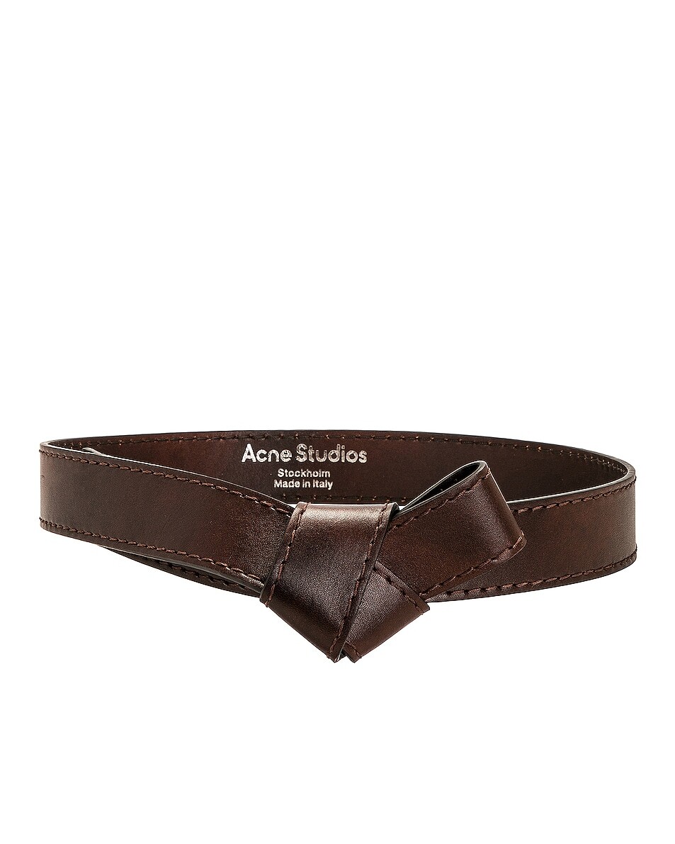 

Ремень Acne Studios Standard, цвет Dark Brown