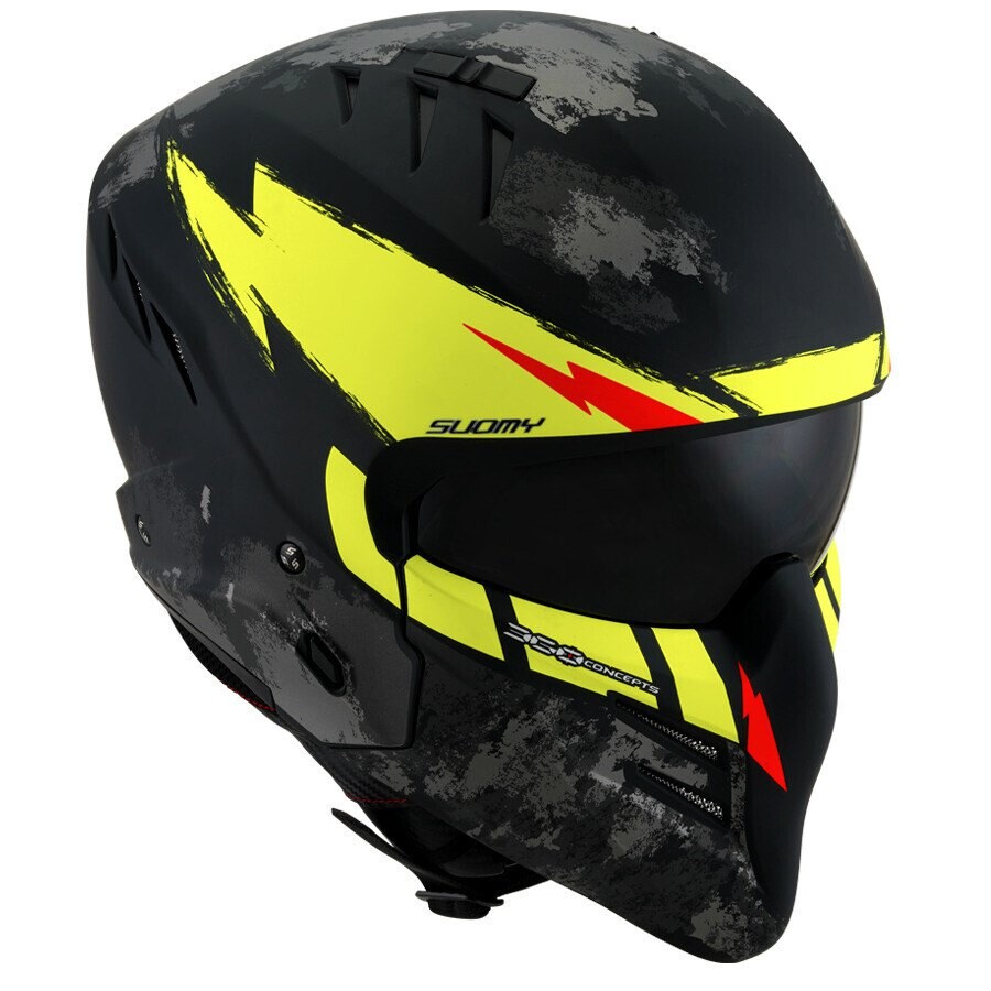 

Шлем Suomy Armor Hi Volt Convertible, желтый