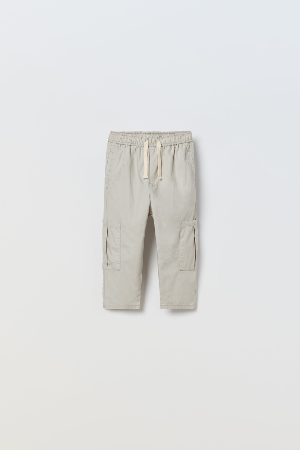 

Брюки карго с карманами Zara, синий/серый