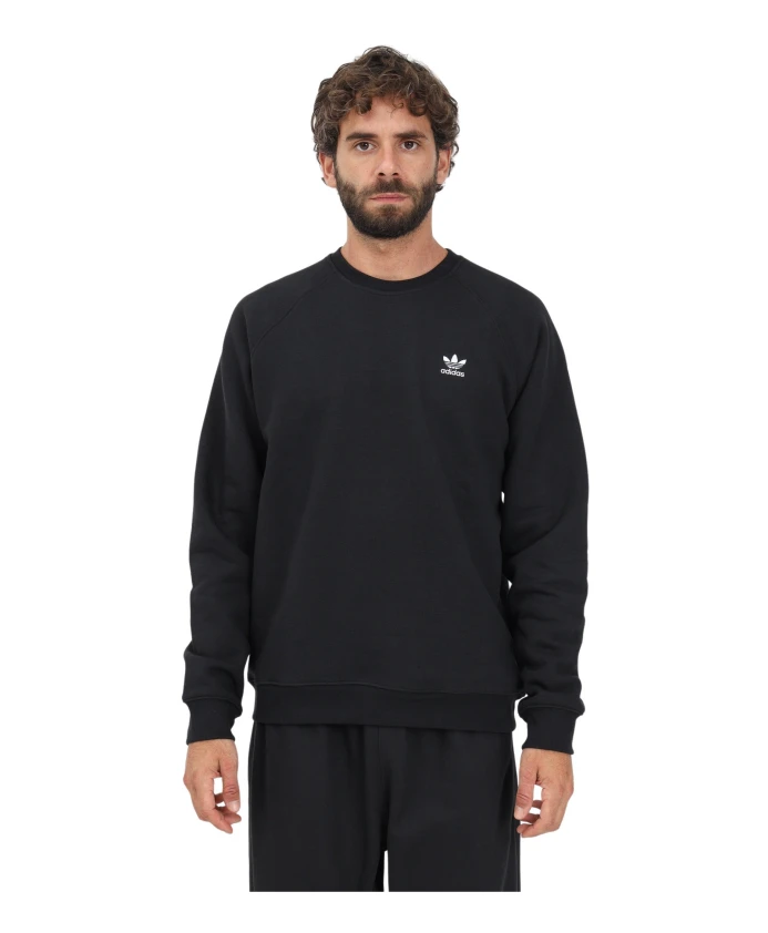 

Толстовка Trefoil Essentials с круглым вырезом Adidas Originals, черный