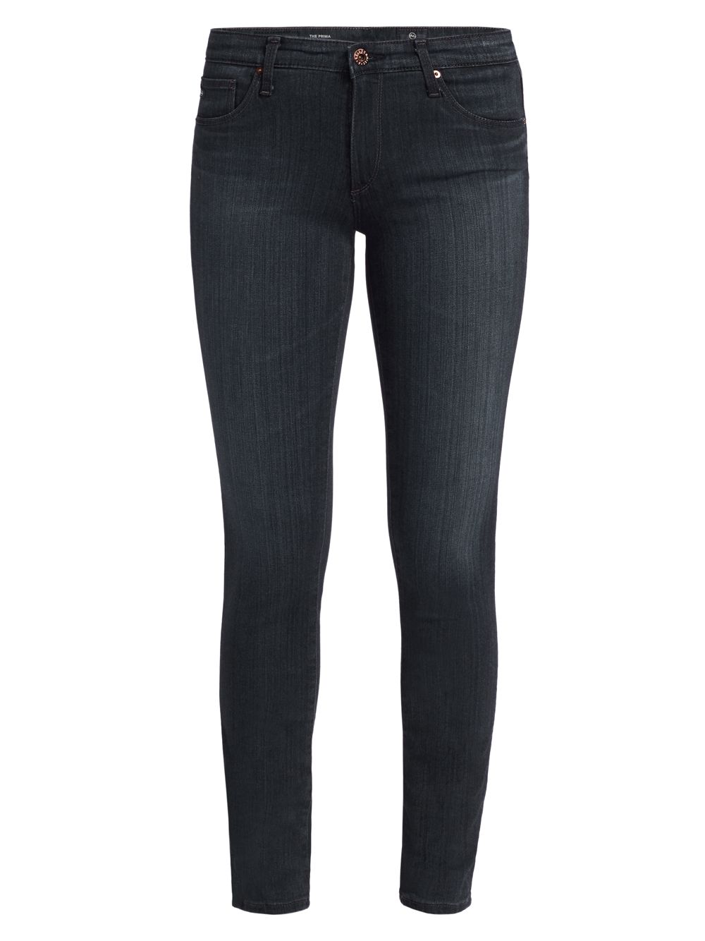 цена Эластичные джинсы-сигареты Prima со средней посадкой AG Jeans